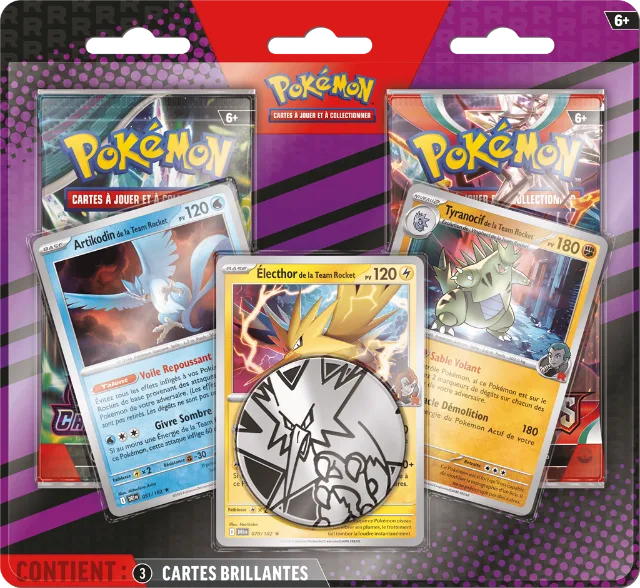 2-Pack Blister (Team Rocket’s Articuno, Zapdos & Tyranitar) – Frans