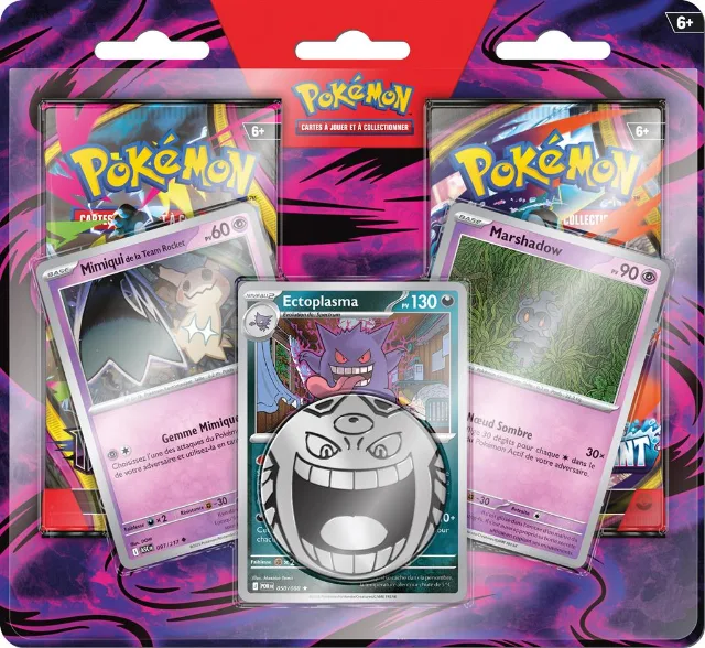 2-Pack Blister (Team Rocket’s Mimikyu, Gengar & Marshadow) – Frans