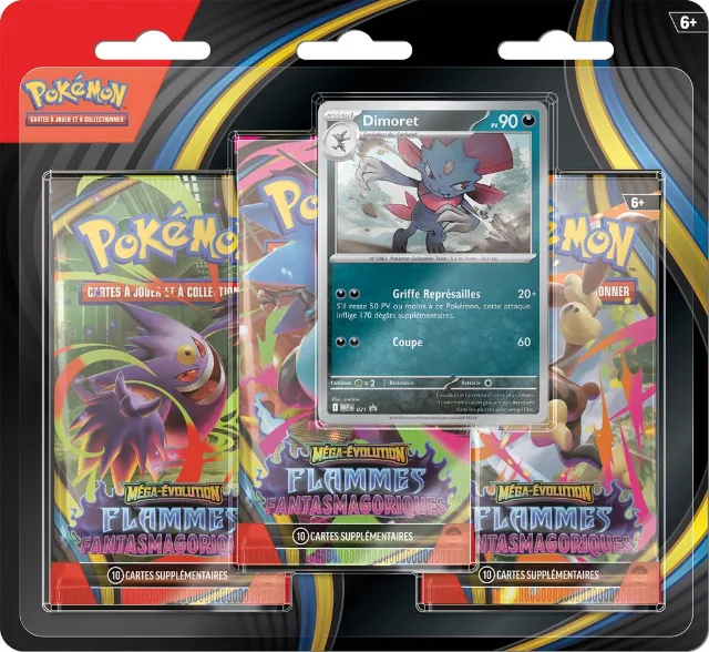 Mega Evolution—Phantasmal Flames (ME02) 3-Pack Blister – French