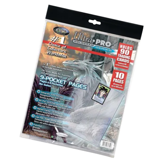 Ultra PRO – 10 pages 9 pochettes Platinum Series (11 trous)