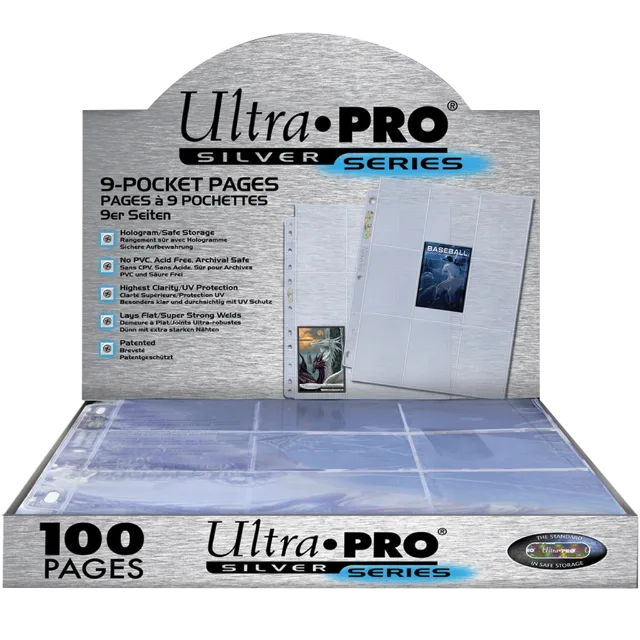 Ultra PRO – 100 Silver Series 9-Pocket-Seiten