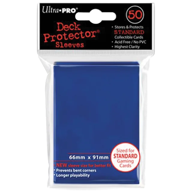 Ultra PRO – 50 sleeves PRO-Gloss Standard Deck Protector bleues