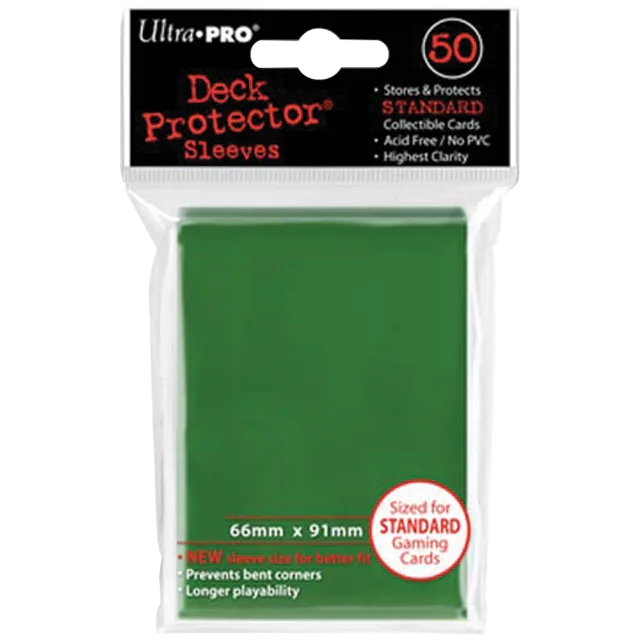 Ultra PRO – 50 PRO-Gloss Standard Deck Protector Hüllen, Grün
