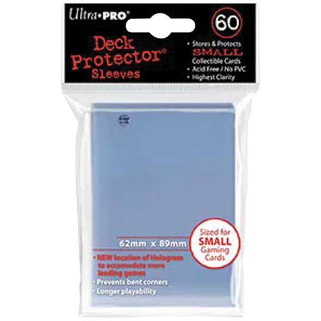 Ultra PRO – 60 PRO-Gloss Small Deck Protector sleeves (Japans formaat) transparant