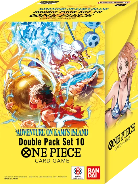 One Piece Card Game – DP-10 Double Pack Set Vol.10 (OP15-EB04) – présentoir de 8 – Anglais