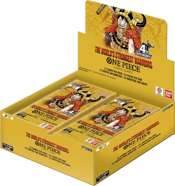 One Piece Card Game – OP-17 The World's Strongest Warriors – Display (24) – English