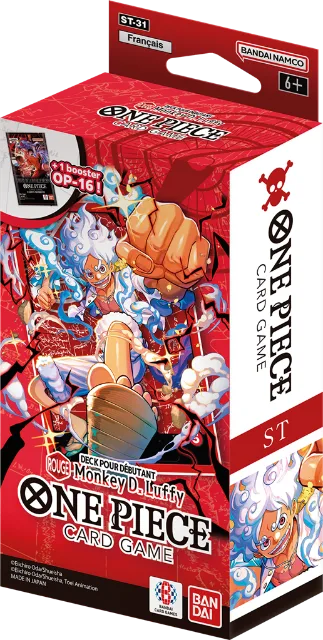 One Piece Card Game – Beginner Decks ST-31 bis ST-36 – Karton mit 6 – Französisch