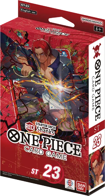 One Piece Card Game – Starter Deck -RED Shanks- (ST-23) – 6 decks – English