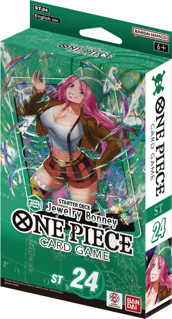 One Piece Card Game – Starter Deck -GREEN Jewelry Bonney- (ST-24) – 6 Decks – Englisch