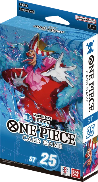 One Piece Card Game – Starter Deck -BLUE Buggy- (ST-25) – lot de 6 – Anglais