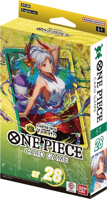 One Piece Card Game – Starter Deck -GREEN/YELLOW Yamato- (ST-28) – 6 decks – English