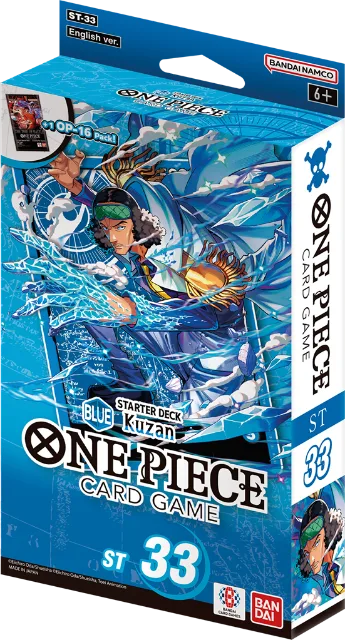 One Piece Card Game – Starter Deck -BLUE Kuzan- (ST-33) – lot de 6 – Anglais