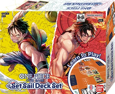 One Piece Card Game – Set Sail Deck Set (SD-01) – Karton mit 6 – Englisch