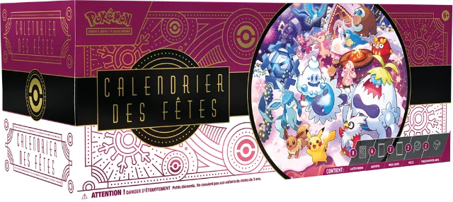 Pokémon-Sammelkartenspiel Adventskalender 2025 – Französisch