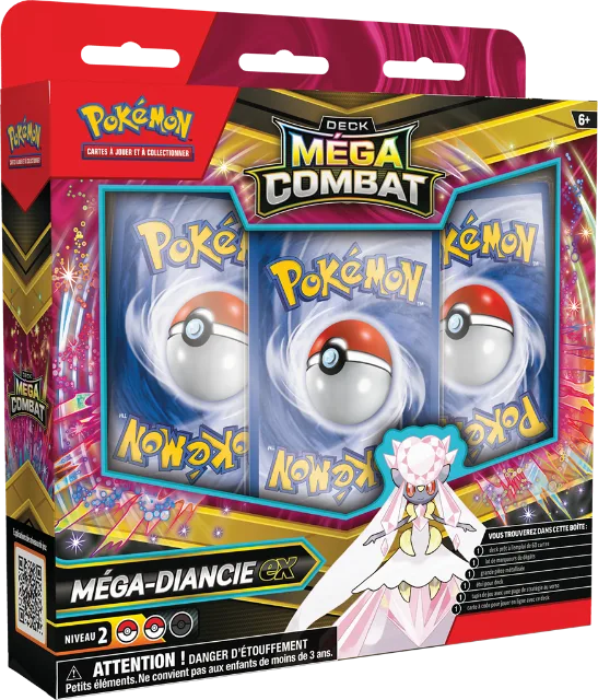 Mega-Kampfdeck – Mega-Diancie-ex oder Mega-Gengar-ex – Französisch