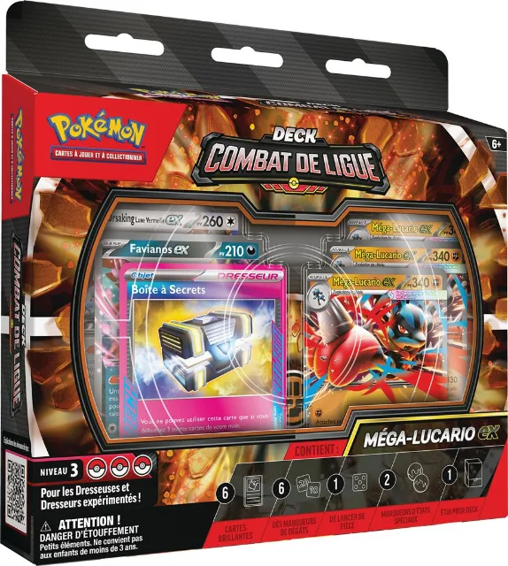Liga-Kampfdeck Mega-Lucario-ex – Französisch