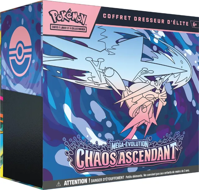 Coffret Dresseur d'élite Méga-Évolution – Chaos Ascendant (ME04) – Français