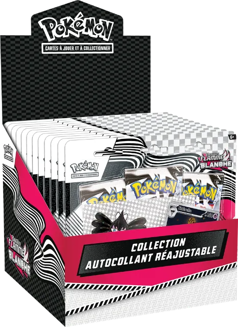 Collection autocollant réajustable Écarlate et Violet – Flamme Blanche (EV10.5) – Français