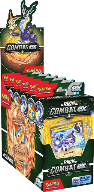 Deck Combat-ex – Miraidon-ex ou Victini-ex – Français