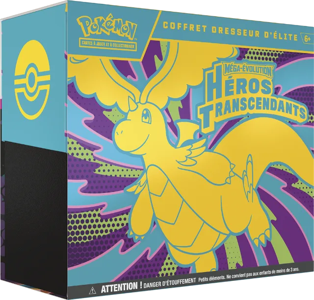 Coffret Dresseur d'élite Méga-Évolution – Héros Transcendants (ME02.5) – Français