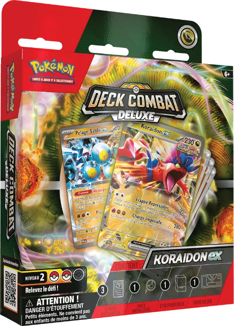 Deck Combat Deluxe – Koraidon-ex ou Miraidon-ex – Français