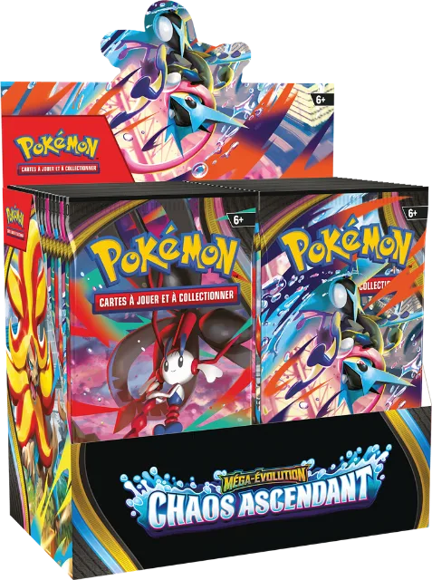 Mega Evolution—Chaos Rising (ME04) Booster Display Box (36 packs) – Frans