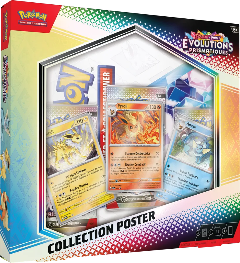Scarlet & Violet—Prismatic Evolutions (SV8.5) Poster Collection – Frans