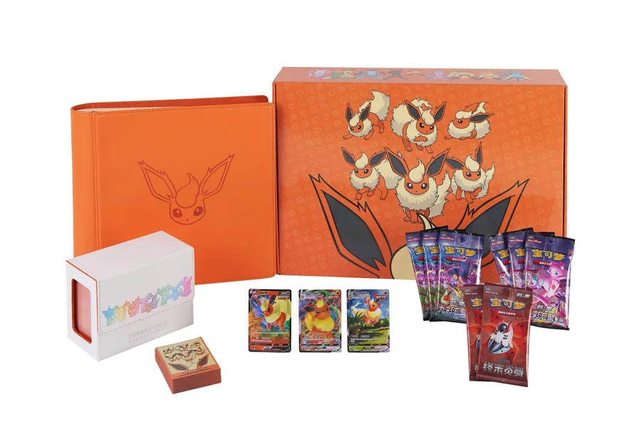 Eevee Advanced Gift Box – Flareon VMAX – Chinese