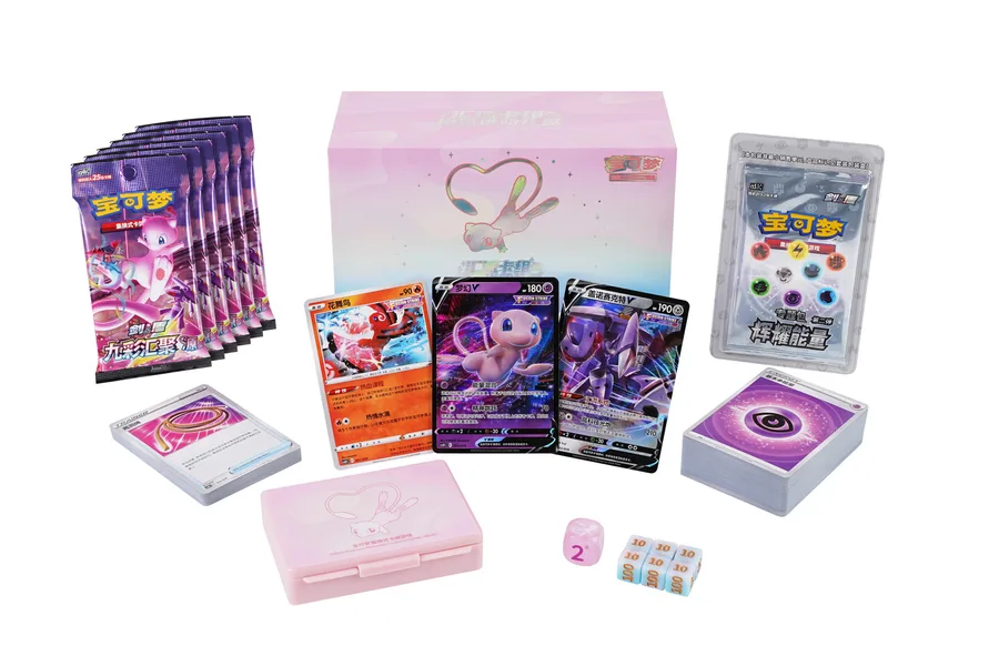 Coffret de construction de deck Mew V et Genesect V – Chinois