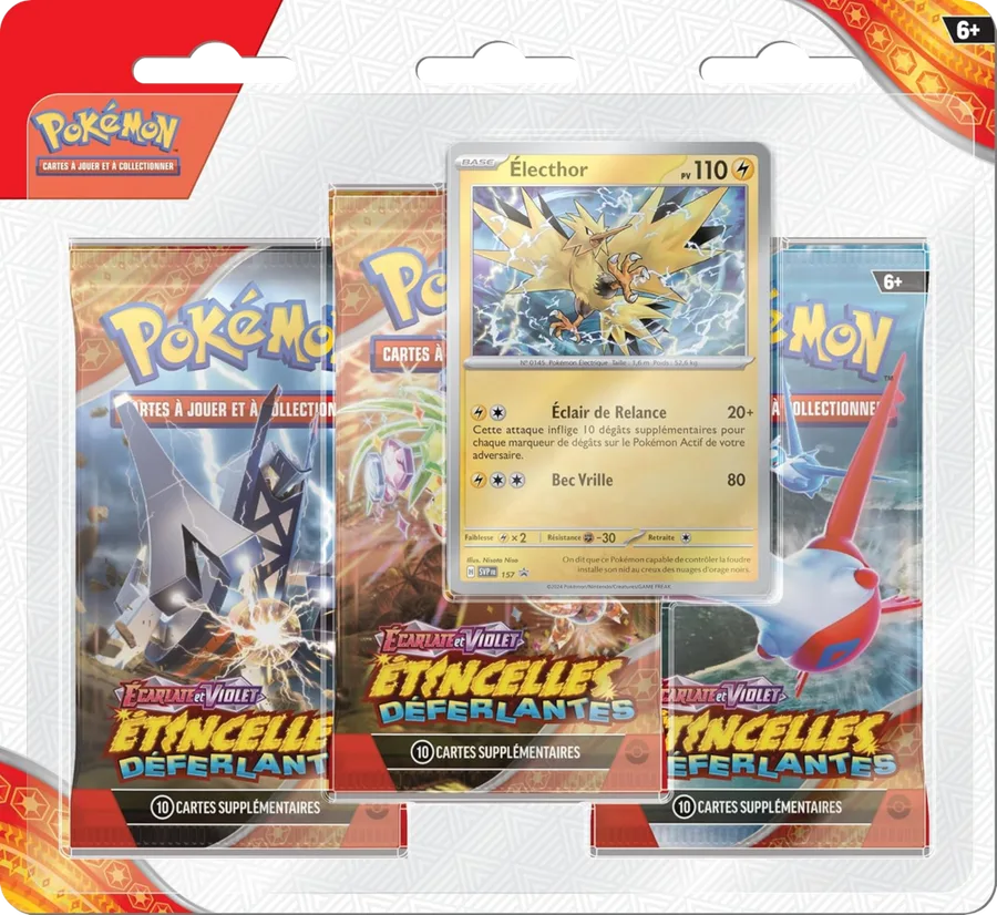 Scarlet & Violet—Surging Sparks (SV08) 3-Pack Blister – Frans