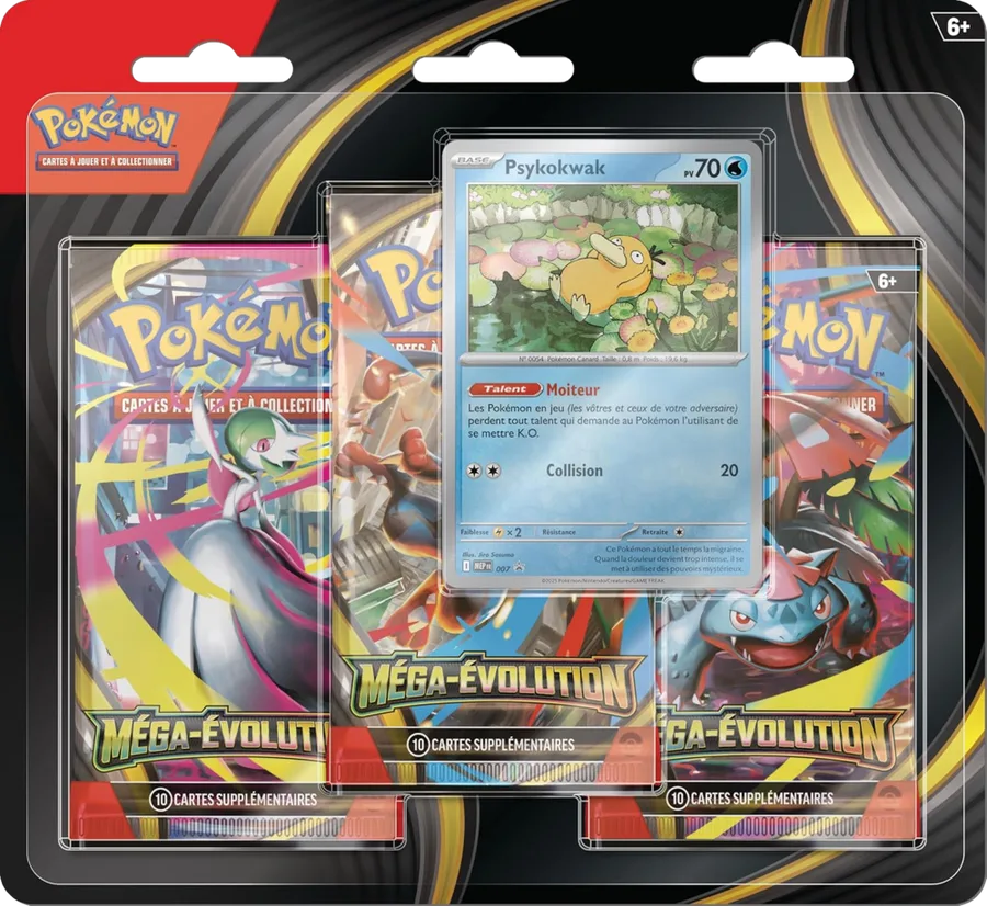 Mega Evolution (ME01) 3-Pack Blister – French